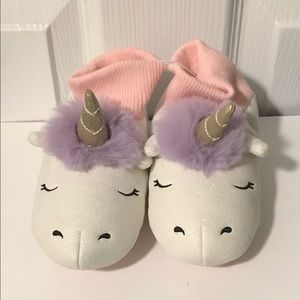 Cat & Jack  unicorn slippers